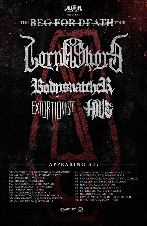 Lorna Shore, Bodysnatcher, Extortionist, Hive Tour (Updated) | The ...