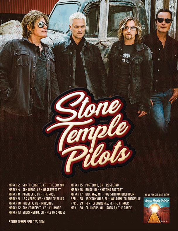 stone temple pilots tour history